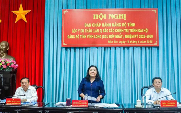 Góp ý dự thảo lần 2 đề án hợp nhất, thành lập tỉnh Vĩnh Long mới