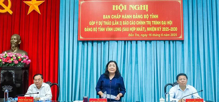 Góp ý dự thảo lần 2 đề án hợp nhất, thành lập tỉnh Vĩnh Long mới