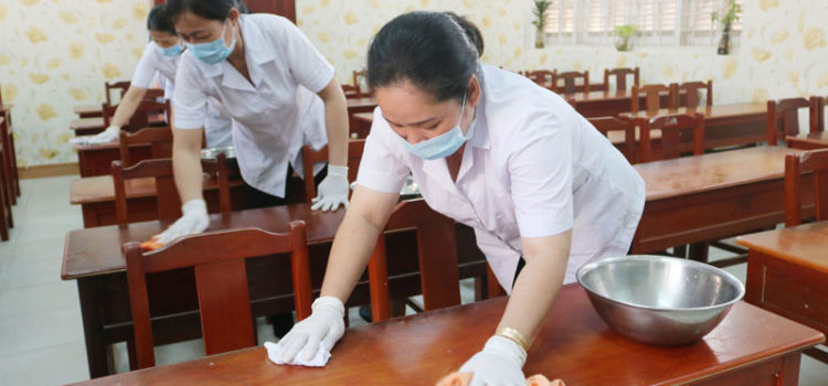 Chuẩn bị công tác đón học sinh trở lại trường