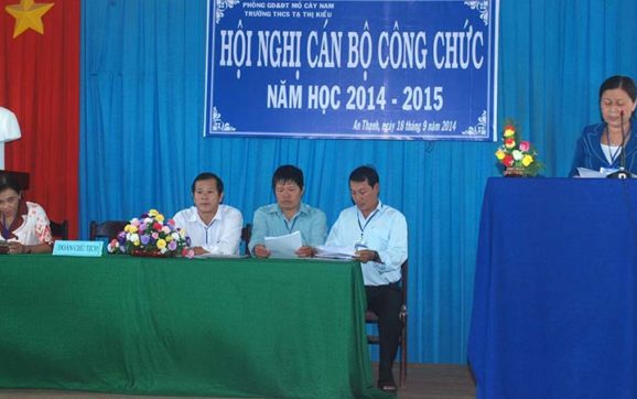 Hội nghị Cán bộ Công chức năm học 2014-2015