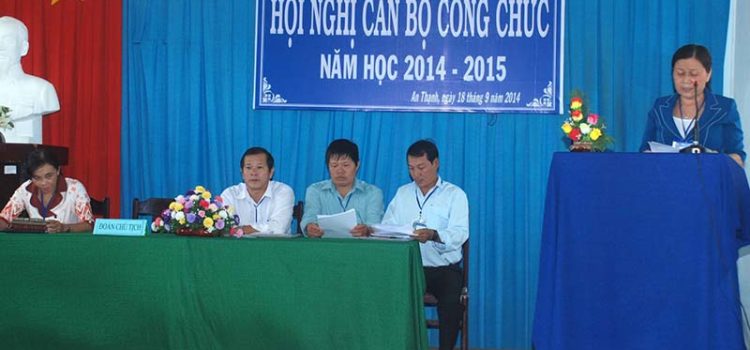 Hội nghị Cán bộ Công chức năm học 2014-2015